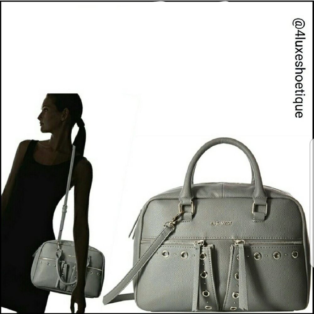 Grey Nine West Handbag Purse
